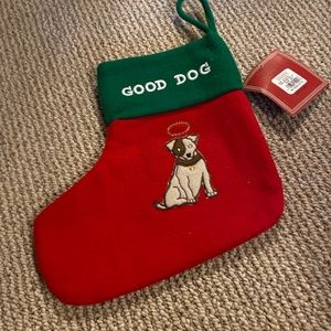 Happy Holidays! Restoration Hardware good dog bad dog stocking